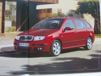 Skoda Fabia Sedan +Combi Prospekt 5/2007 +Preisliste