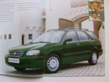 Suzuki Baleno Kombi Prospekt 8/1998 NEU