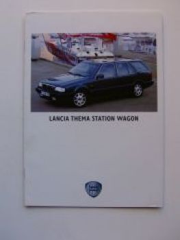 Lancia Thema Station Wagon  7/1990 Prospekt Rarität