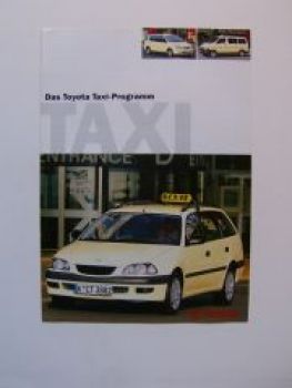 Toyota Taxi Programm Avensis Combi Hiace Picnic Prospekt 1/1999