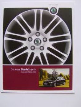 Skoda Superb Zubehör Preisliste 7/2008 NEU