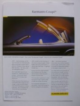 Karmann Coupe Studie Prospekt