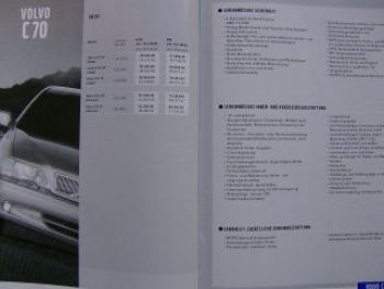 Volvo Preisliste 1.5.1999 S/V40 S/V70 C70 S80
