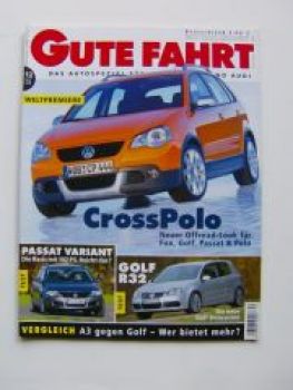 Gute Fahrt 12/2005 CrossPolo, Golf R32, Cayman S, A4 Avant 2.0