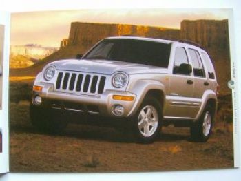 Jeep Cherokee Prospekt 9/2001 +Preisliste 2002 NEU
