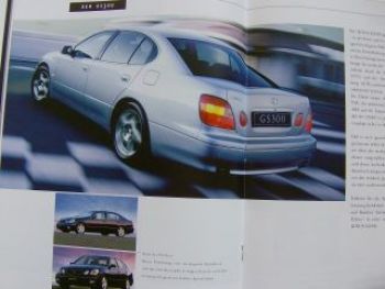 Lexus LS400 GS300 IS200 4/1999 Prospekt NEU