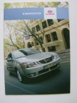 Kia Cerato Prospekt +Preisliste 8/2004 NEU