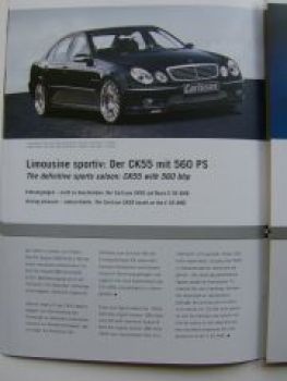 Carlsson Mercedes-Benz News 11/2004 SLK55AMG A200CDi