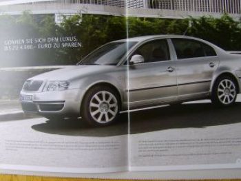 Skoda Superb Exclusive Prospekt 11/2007 NEU
