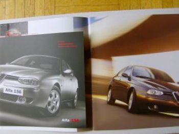 Alfa Romeo 156 Prospekt 2/2002 +Preisliste NEU