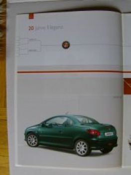 Peugeot 206CC 307SW Roland Garros Prospekt 5/2004