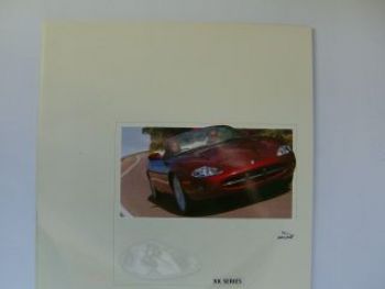 Jaguar XK Series A3 Format August 1998 Prospekt NEU