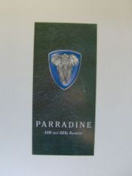 Paradine 320 525s Roadster USA Prospekt Englisch NEU