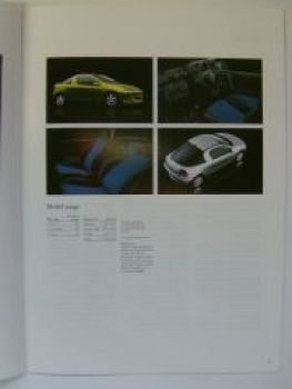 Vauxall Car Range 2000 Prospekt Englisch NEU