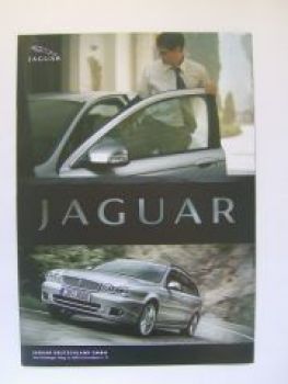 Jaguar X-Type Prospekt Vorstellung Deutsch NEU