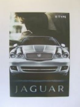 Jaguar X-Type Prospekt Vorstellung Deutsch NEU