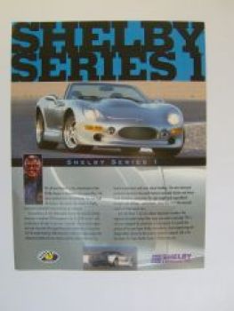 Shelby Series 1 Prospekt Englisch USA Rarität NEU