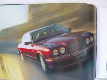 Bentley A3 Format Prospekt UK 2000 Continental +Mulliner