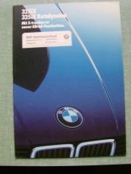 BMW 325iX 325iX Katalysator Prospekt 1986 E30