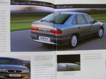 Renault Safrane Juli 1997 Prospekt