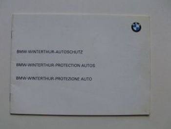 BMW Winterthur-Autoschutz 1987 E28 E30 E24