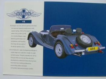 Morgan Plus8 Prospekt UK Englisch 3.9V8 4.6V8