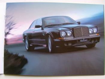 Bentley Mulliner Prospekt UK Englisch 1999 Continental R, T, SC,