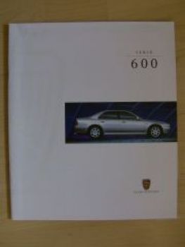 Rover Prospekt Serie 600 A3 Format Prospekt 3/1998 NEU