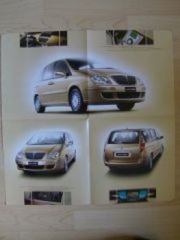 Lancia Phedra Prospekt + Poster 4/2002 NEU Rarität
