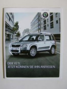 Skoda Yeti Prospekt 3/2009 NEU Typ 5L