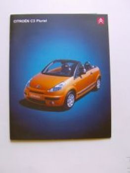 Citroen C3 Pluriel Prospekt 5/2002 +Tests +Preise 2003 NEU