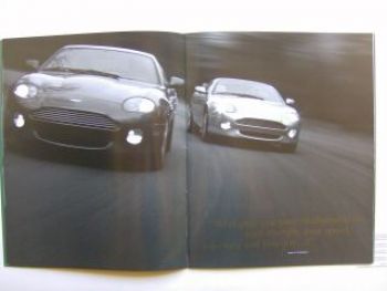 Aston Martin DB7 Vantage Prospekt UK England NEU