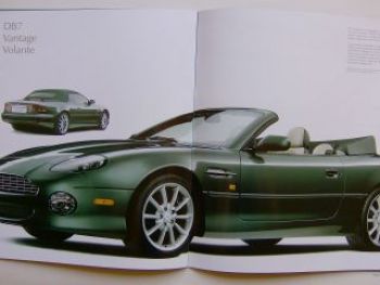 Aston Martin DB7 Vantage Prospekt UK England NEU