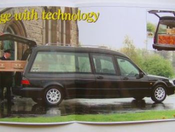 Coleman Milne Funeral Vehicles Saab 95 + Stretch Limousine