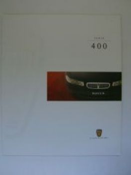 Rover Serie 400 Prospekt Großformat Juni 1999