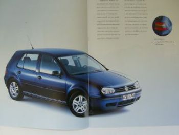 VW Golf +Variant Special Typ 1J Prospekt Juli 2001 NEU