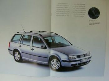 VW Golf +Variant Special Typ 1J Prospekt Juli 2001 NEU