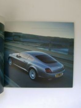 Bentley Continental GT Prospekt Deutsch 2005 Schuber NEU