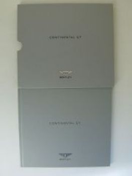 Bentley Continental GT Prospekt Deutsch 2007 Schuber NEU