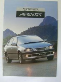 Toyota Avensis Dänischer Prospekt NEU