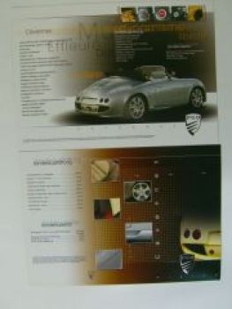 PGO Speedster2, Ce´vennes Prospekt Deutsch +Preisliste