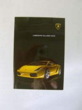 Lamborghini Gallardo Coupe Flyer Prospekt Hochglanz NEU ca. A5 F