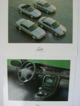 Jaguar X-Type Vorstellungs Bildermappe Prospekt Rarität
