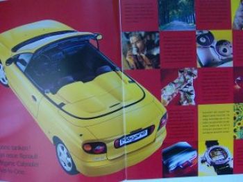 Renault Megane Cabriolet Prospekt März 1998 NEU Typ BA