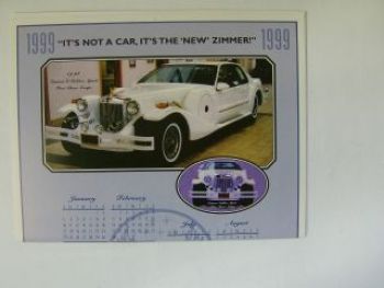 Zimmer 1999 2-Door Coupe, 4-Door Sedan, Convertible