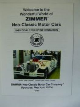 Zimmer 1999 2-Door Coupe, 4-Door Sedan, Convertible