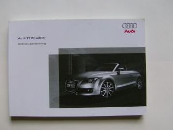 Audi Betriebsanleitung TT Roadster  5/2007