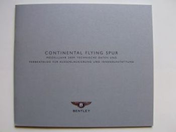 Bentley Continental Flying Spur Buch 2008 Rarität NEU