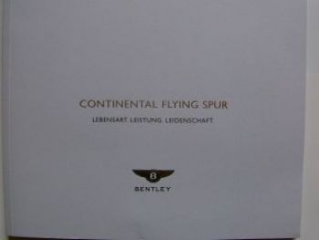 Bentley Continental Flying Spur Buch 2005 Rarität NEU