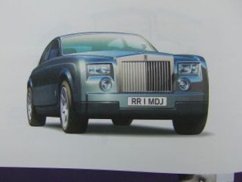 Rolls-Royce Phantom Prospekt A3 Format 2003 UK Englisch